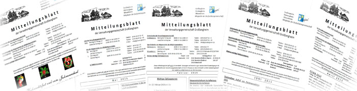 Mitteilungsblätter