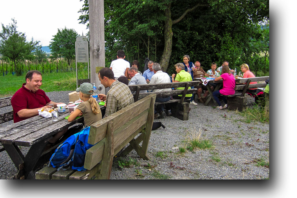 Brotzeit auf dem Geisberg