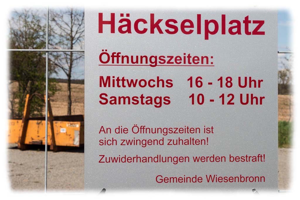 Häckselplatz Häckselplatz