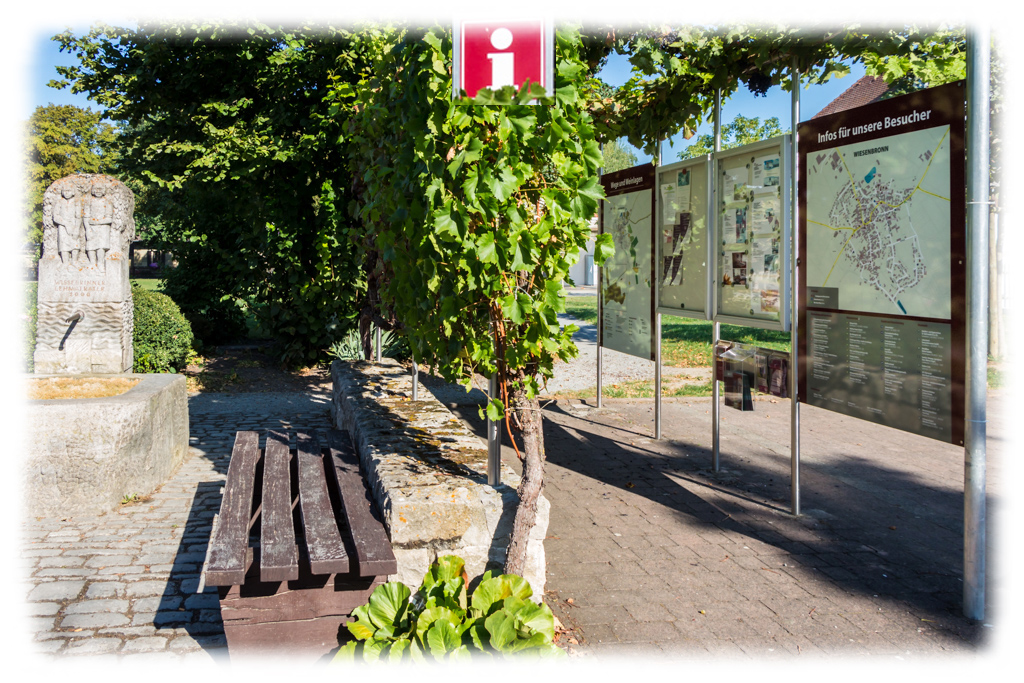 Infostand im Seegarten