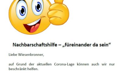 Nachbarschaftshilfe